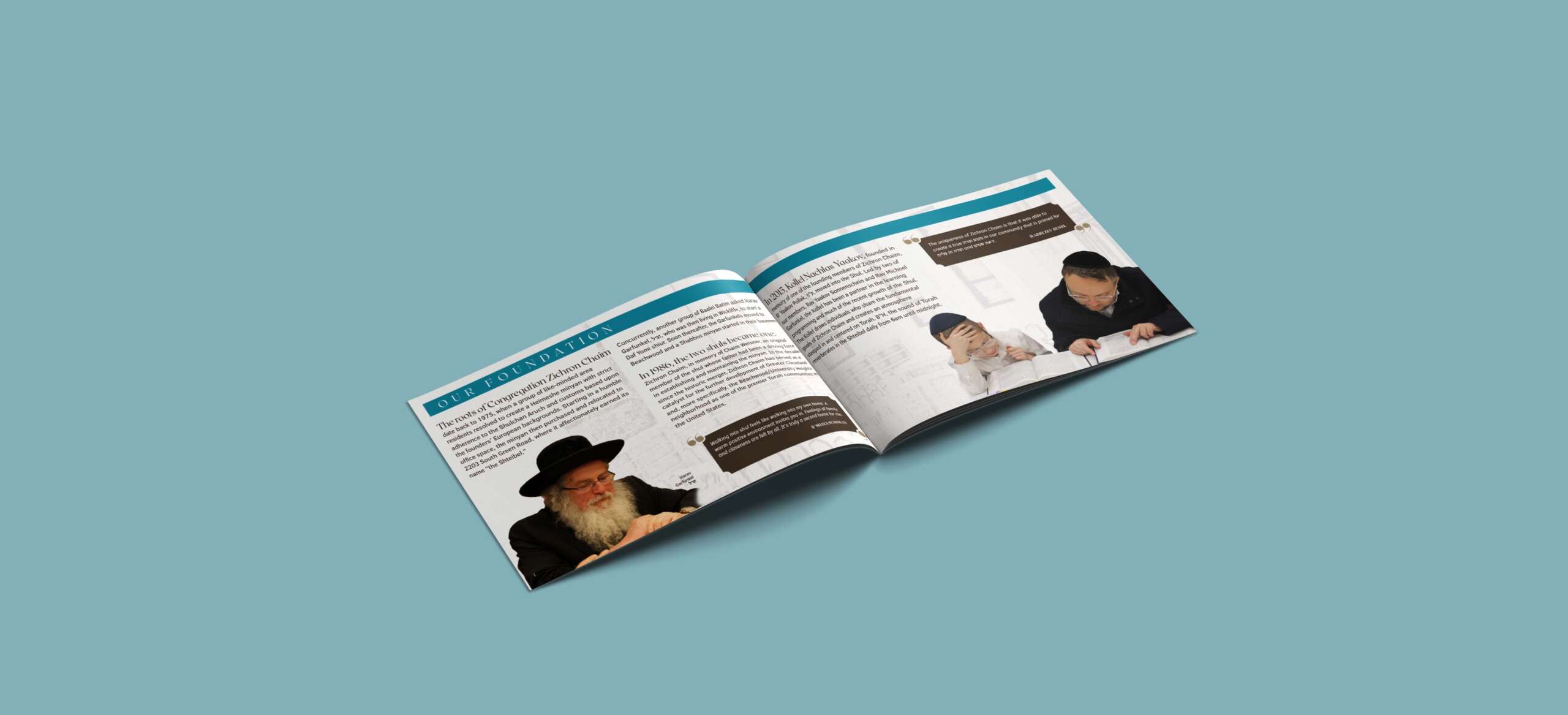 Zichron chaim's building on a rich legacy of torah and tefilla campaign brochure
